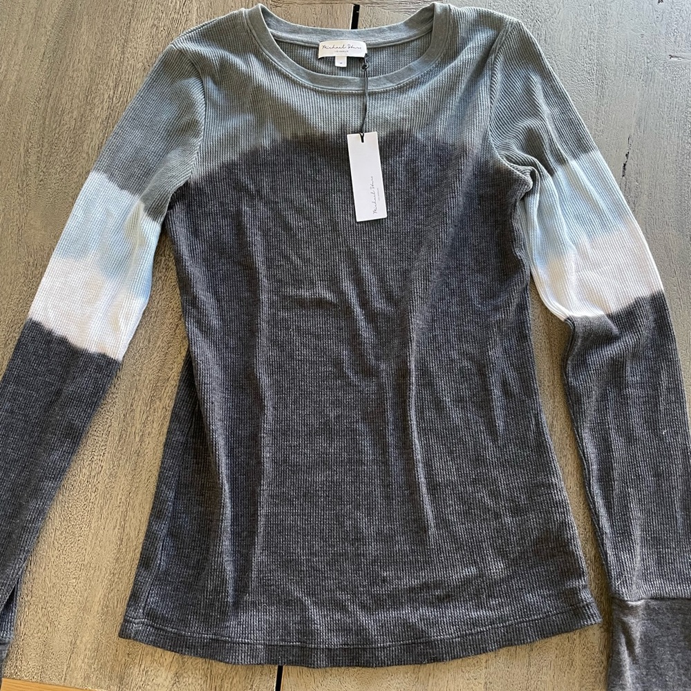 Michael Stars Long-sleeve Waffle Shirt